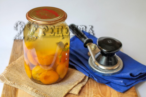 компот из абрикосов на зиму рецепт с фото на 1 литр