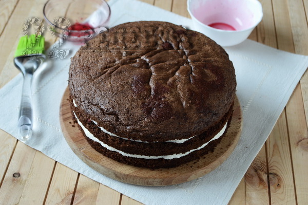 шоколадный торт с вишней рецепт с фото