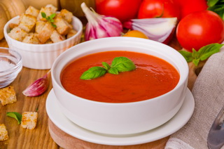 , классический рецепт томатного супа пюре