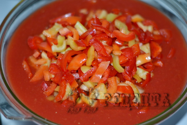 лечо из болгарского перца с томатным соком на зиму рецепт с фото