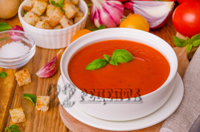 томатный суп-пюре классический рецепт с фото пошагово
