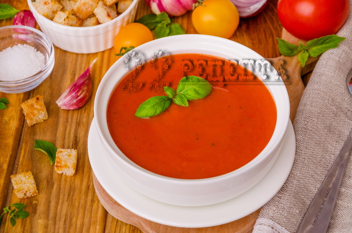 томатный суп-пюре классический рецепт